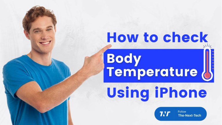 How to Check Body Temperature With Iphone