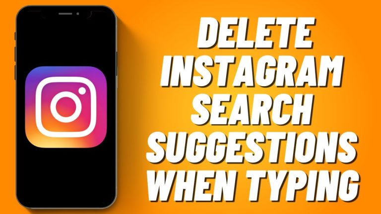How to Clear Instagram Search Suggestions When Typing on Iphone?
