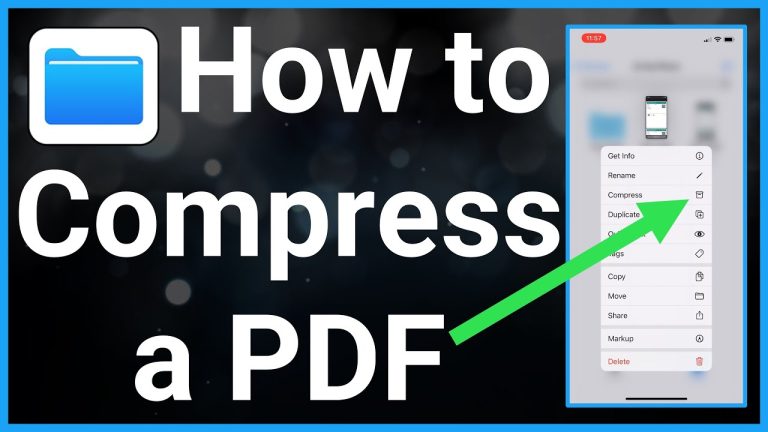 How to Compress a Pdf on Iphone?