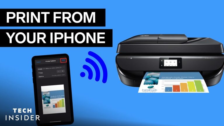 How to Connect an Iphone to a Wireless Printer?