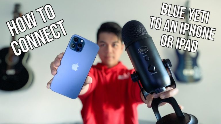How to Connect Blue Yeti to Iphone?