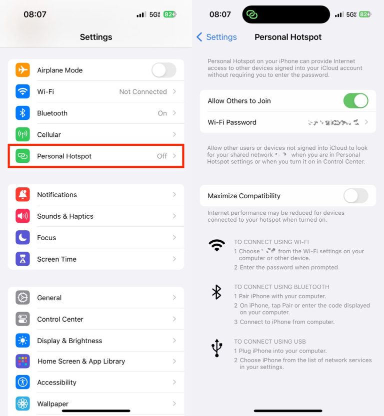 How to Connect Samsung Phone to Iphone Hotspot?
