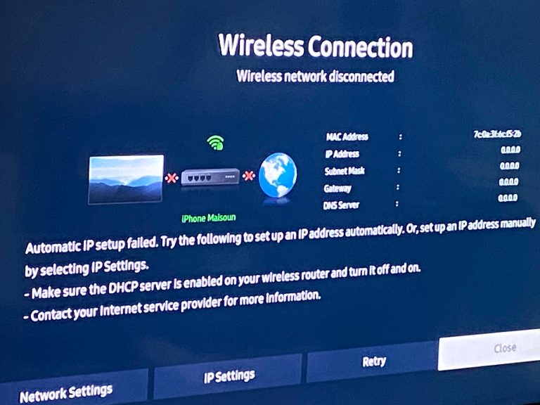 How to Connect Samsung Tv to Iphone Hotspot?