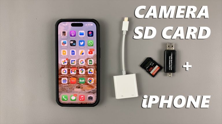 How to Connect Sd Card to Iphone?