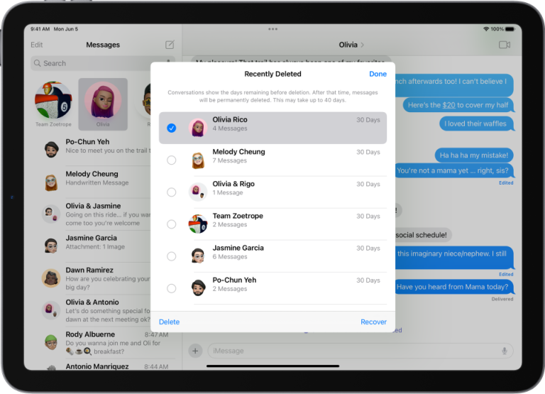 How to Delete Messages from Ipad But Not Iphone