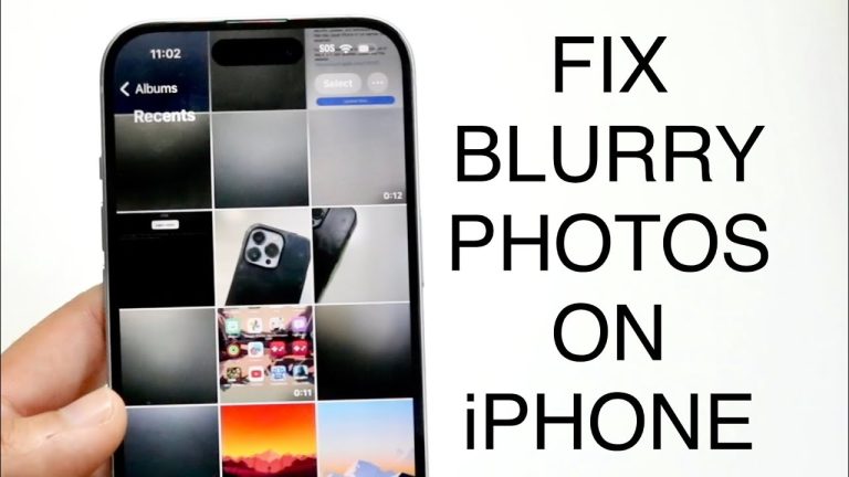 How to Fix Blurry Pictures on Iphone 11